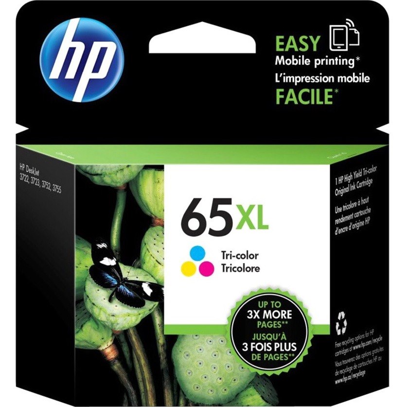 Buy HP 65XL Original High Yield Inkjet Ink Cartridge - Tri-colour - 1 ...