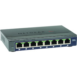 Netgear ProSafe Plus GS108E 8 Ports Ethernet Switch - Gigabit Ethernet - 10/100/1000Base-T