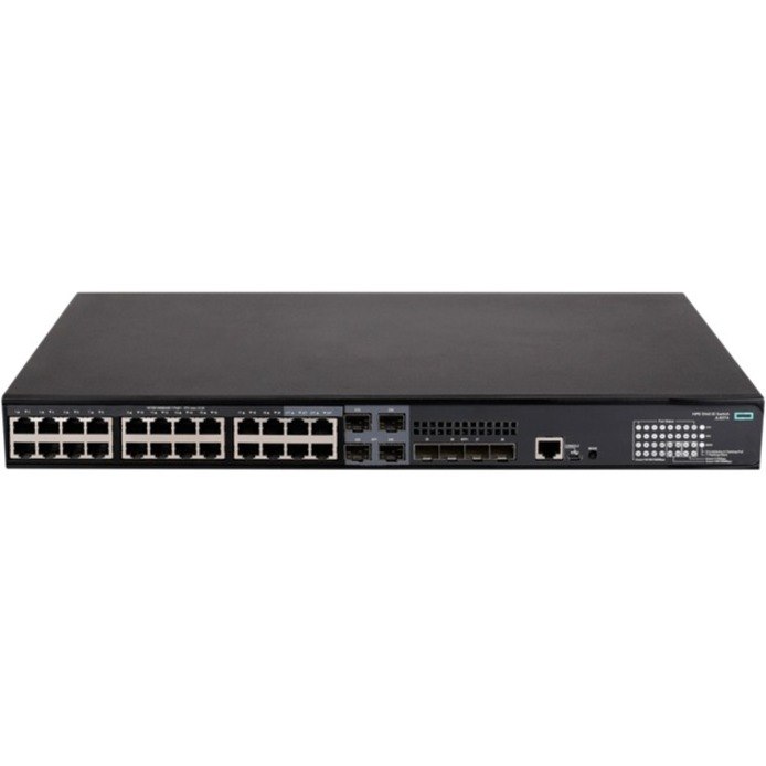 HPE FlexNetwork 5140 EI 5140 24G PoE+ 4SFP+ EI 26 Ports Manageable Ethernet Switch - Gigabit Ethernet, 10 Gigabit Ethernet - 10/100/1000Base-T, 10GBase-X