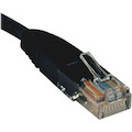 Eaton Tripp Lite Series Cat5e 350 MHz Molded (UTP) Ethernet Cable (RJ45 M/M), PoE - Black, 7 ft. (2.13 m)