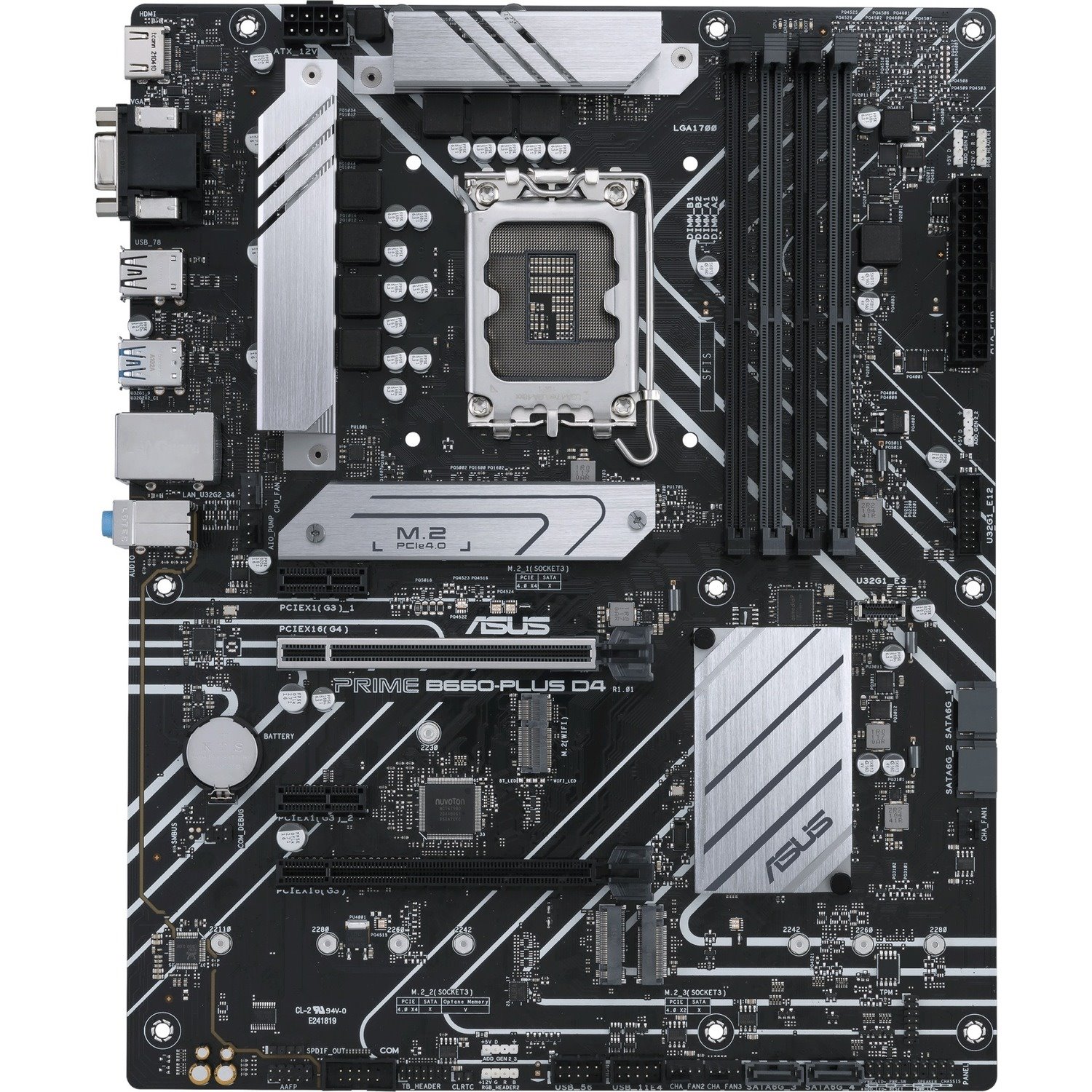 Buy Asus Prime B660-PLUS D4 Desktop Motherboard - Intel B660 Chipset ...