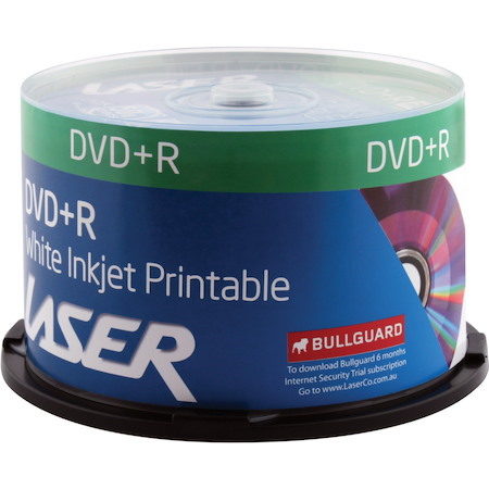 LASER DVD Recordable Media - DVD-R - 16x - 4.70 GB - 50 Pack Spindle