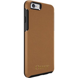 OtterBox Symmetry Case for Apple iPhone 6 Plus Smartphone - Gold Logo - Antique Tan