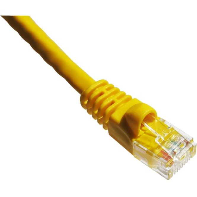 Axiom 1FT CAT6 550mhz S/FTP Shielded Patch Cable Molded Boot (Yellow)