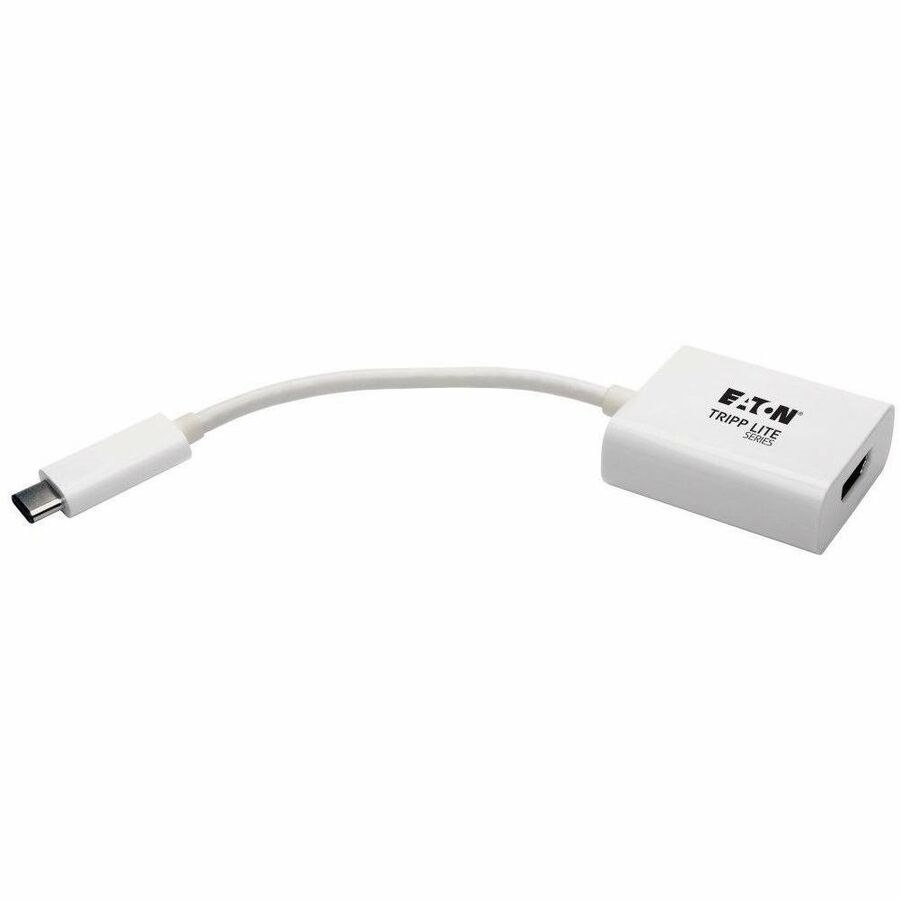 Eaton Tripp Lite Series USB 3.2 Gen1 Type-C to HDMI 4K Adapter with Alternate Mode - DP 1.2, White