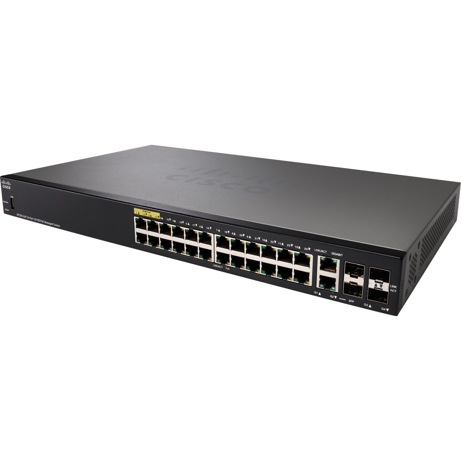 Cisco 350 SF350-24P 24 Ports Manageable Ethernet Switch