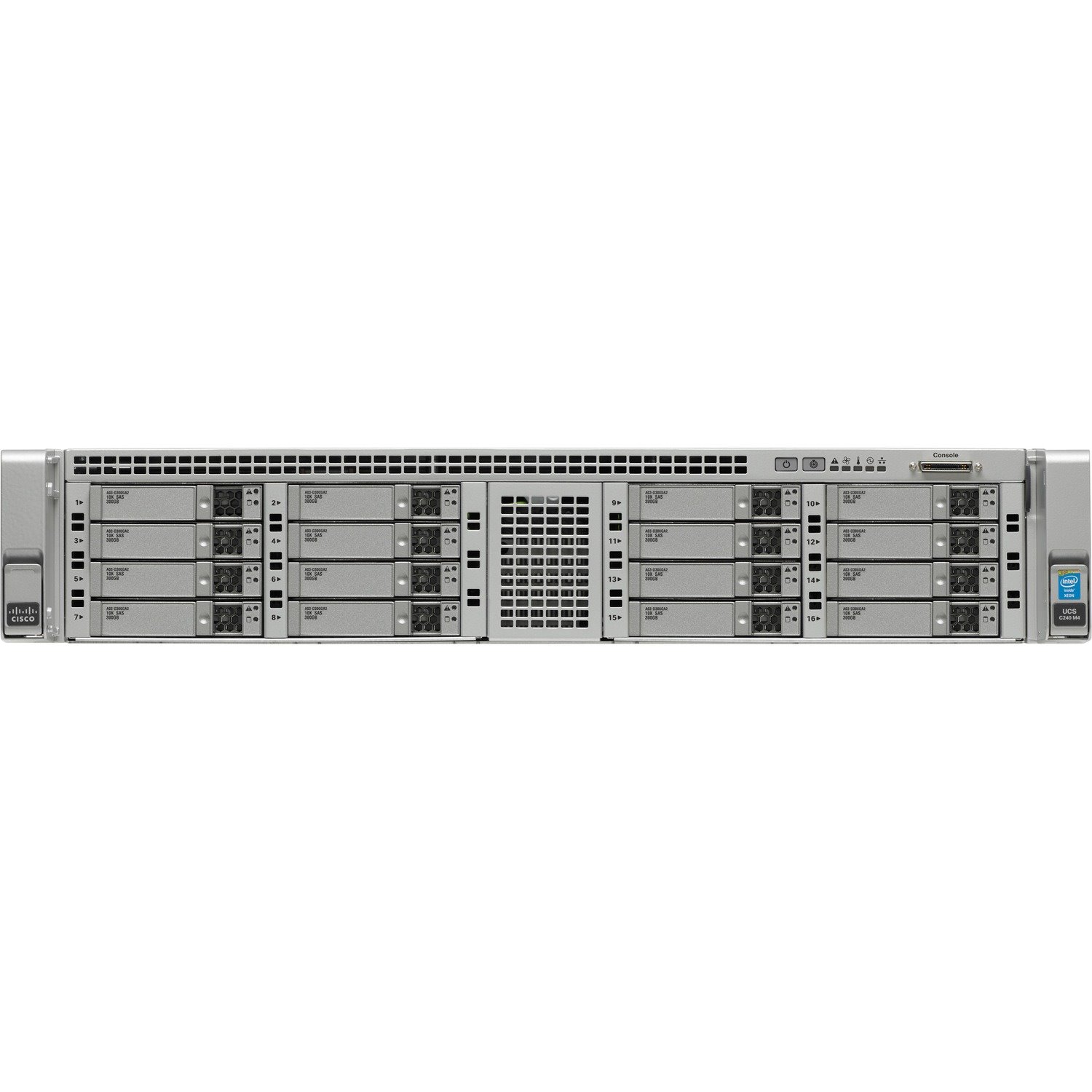 Cisco C240 M4 2U Rack Server - 2 x Intel Xeon E5-2637 v4 3.50 GHz - 256 GB RAM - Serial ATA/600 Controller