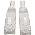 Eaton Tripp Lite Series Cat6 Gigabit Molded (UTP) Ethernet Cable (RJ45 M/M), PoE, White, 1 ft. (0.31 m)