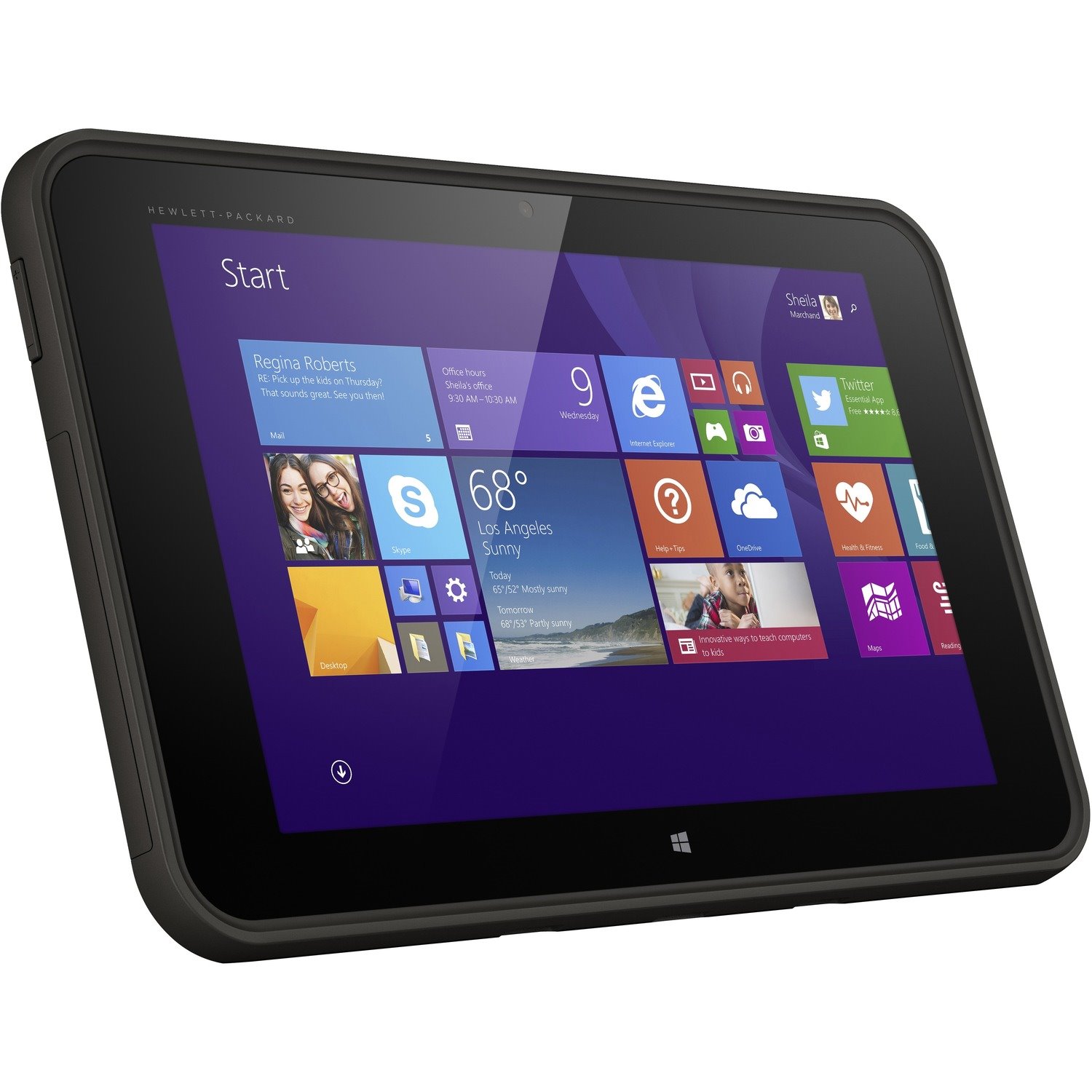 HP Pro Tablet 10 EE G1 Tablet - 10.1" WXGA - Intel - 2 GB - 32 GB SSD - Windows 8.1 Pro 32-bit - Gray