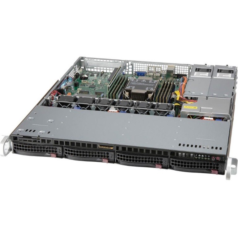 Supermicro SuperServer SYS-510P-MR Barebone System - 1U Rack-mountable - Socket LGA-4189 - 1 x Processor Support