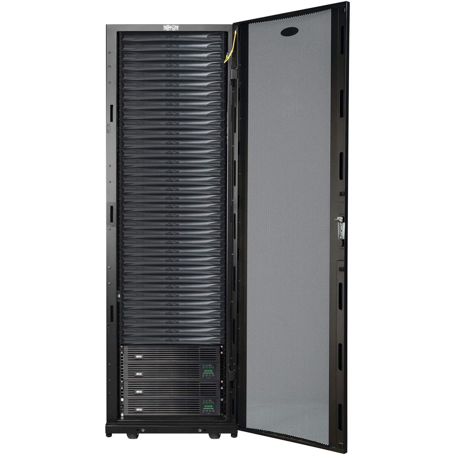 Tripp Lite by Eaton EdgeReady&trade; Micro Data Center - 34U, (2) 6 kVA UPS Systems (N+N), Network Management and Dual PDUs, 208/240V Assembled/Tested Unit