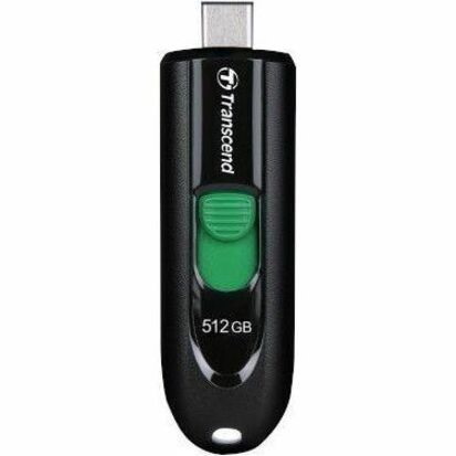 Transcend JetFlash 790C 512 GB USB 3.2 (Gen 1) Type C Flash Drive - Black