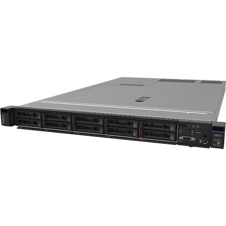 Lenovo ThinkSystem SR645 7D2XA017NA 1U Rack Server - 1 x AMD EPYC 7282 2.40 GHz - 16 GB RAM - Serial ATA/600, 12Gb/s SAS Controller