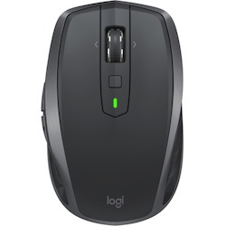 Logitech MX Anywhere 2S Mouse - Bluetooth/Radio Frequency - USB - Darkfield - 7 Button(s)