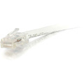 C2G 35 ft Cat6 Non Booted UTP Unshielded Network Patch Cable - White