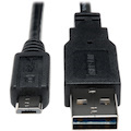 Eaton Tripp Lite Series Universal Reversible USB 2.0 Cable (Reversible A to 5Pin Micro B M/M), 6 ft. (1.83 m)