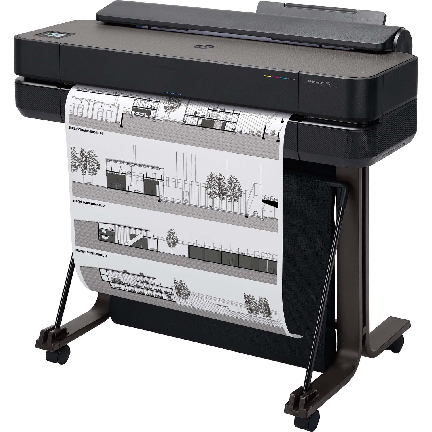 HP Designjet T650 Inkjet Large Format Printer - 24.02" Print Width - Color