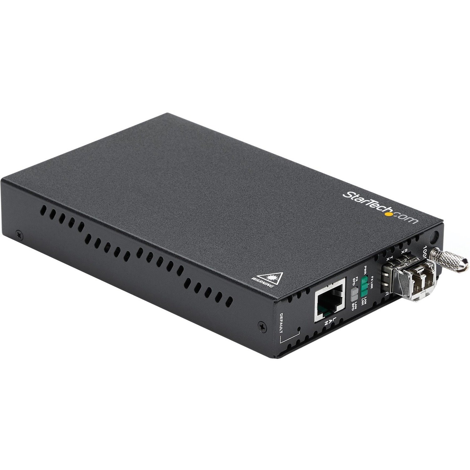 StarTech.com Multimode (MM) LC Fiber Media Converter with SFP - OAM Management - 802.3ah Compliant - Gigabit Ethernet - 550m - 850nm (ET91000LCOAM)