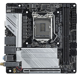 ASRock H570M-ITX/ac Desktop Motherboard - Intel H570 Chipset - Socket LGA-1200 - Intel Optane Memory Ready - Mini ITX