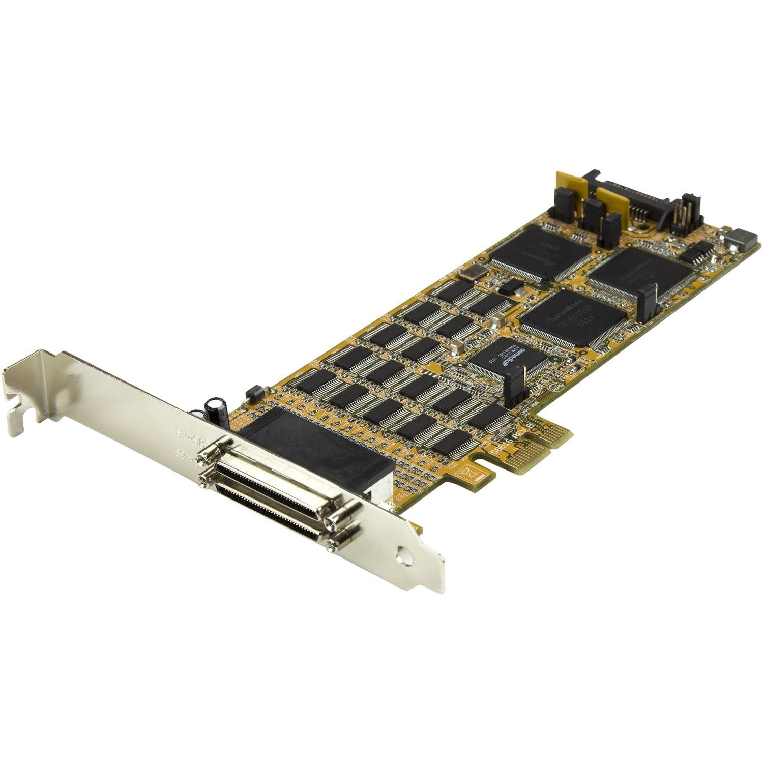 StarTech.com 16 Port PCI Express Serial Card - Low-Profile - High-Speed PCIe Serial Card with 16 DB9 RS232 Ports