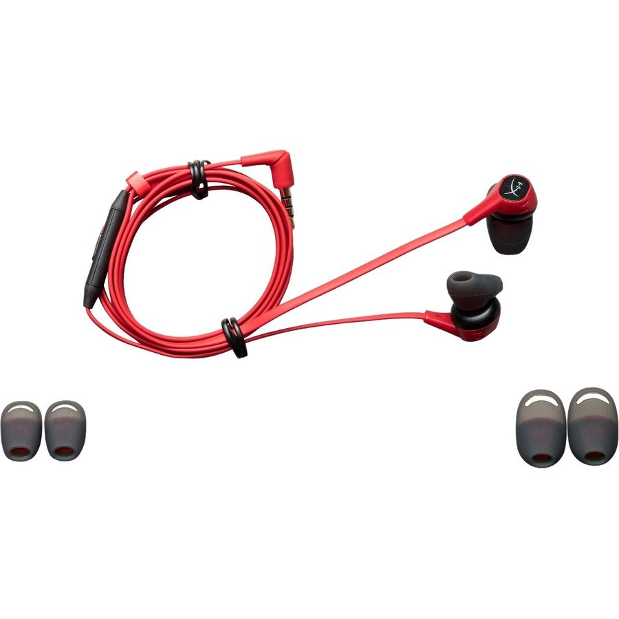 HyperX Cloud Wired Earbud Stereo Earset - Red, Black