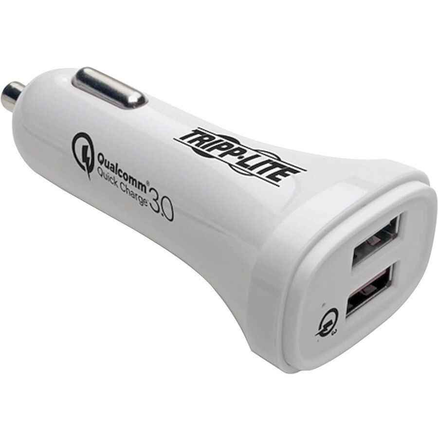 Tripp Lite by Eaton Dual-Port USB Car Charger, Quick Charge - Dual USB-A 3.0, UL 2089 Certified