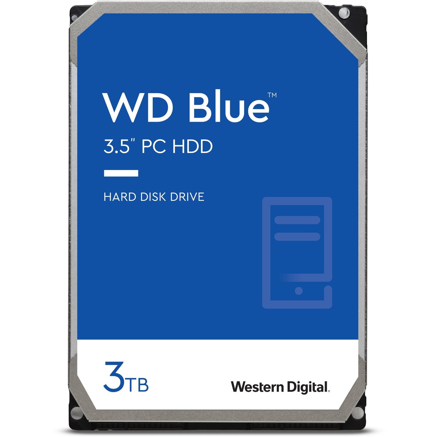 WD Blue WD30EZAX 3 TB Hard Drive - 3.5" Internal - SATA (SATA/600) - Conventional Magnetic Recording (CMR) Method