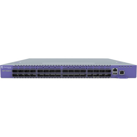 Extreme Networks ExtremeSwitching 7400 VSP 7432CQ-R Manageable Layer 3 Switch