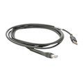 Zebra Cable - USB: Series A Connector, 7ft. (2.1m) Straight