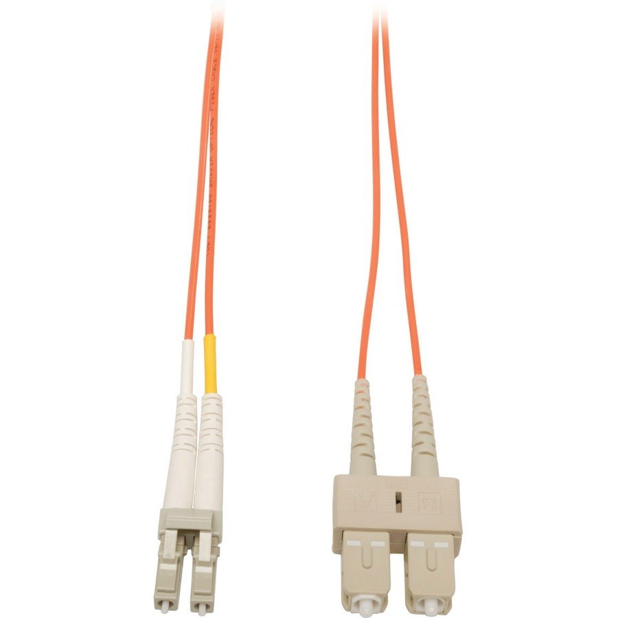 Eaton Tripp Lite Series Duplex Multimode 62.5/125 Fiber Patch Cable (LC/SC), 15M (50 ft.)