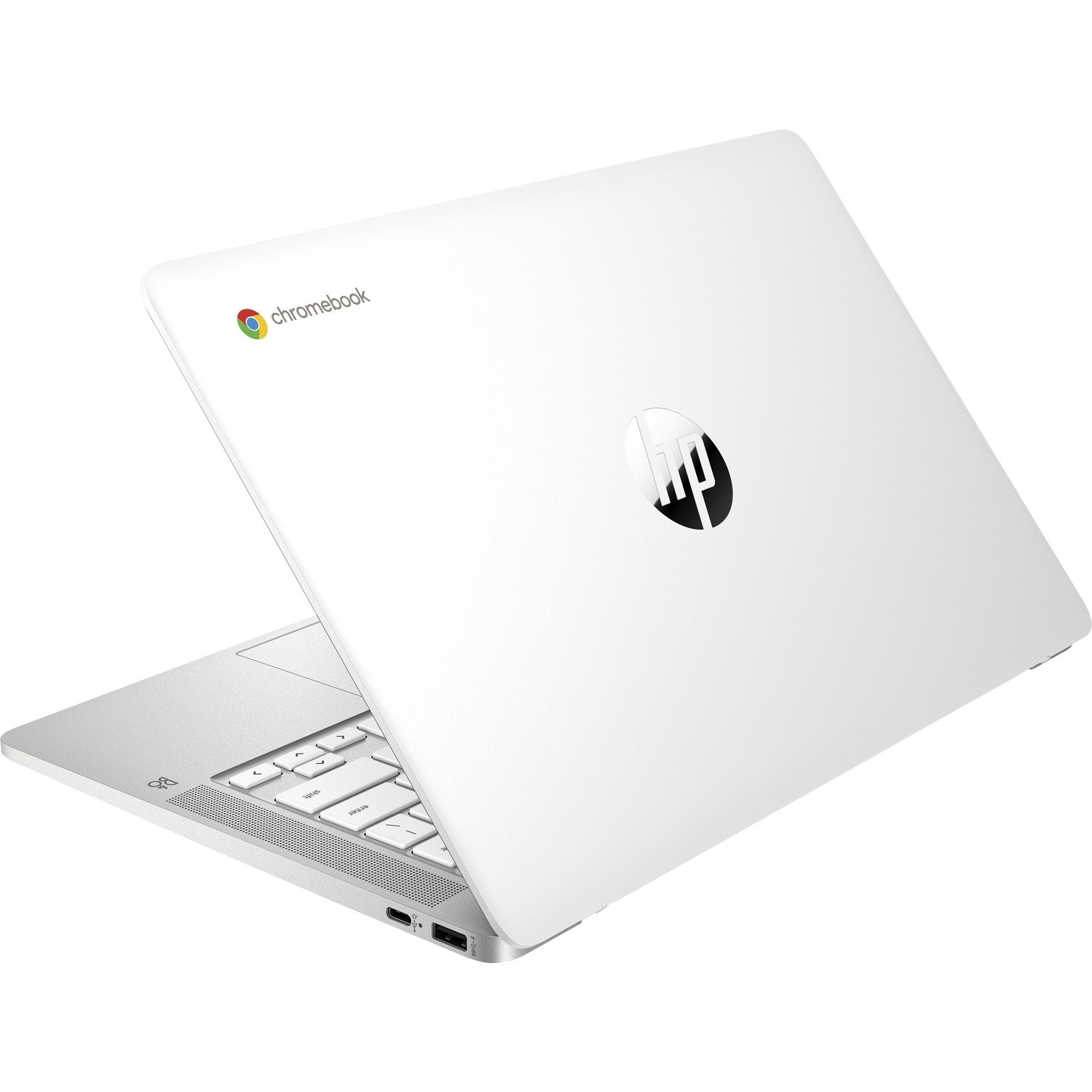 HP Chromebook 14a-na0240nr 14" Touchscreen Chromebook - HD - Intel Celeron N4120 - 4 GB - 64 GB Flash Memory - English Keyboard - Ceramic White