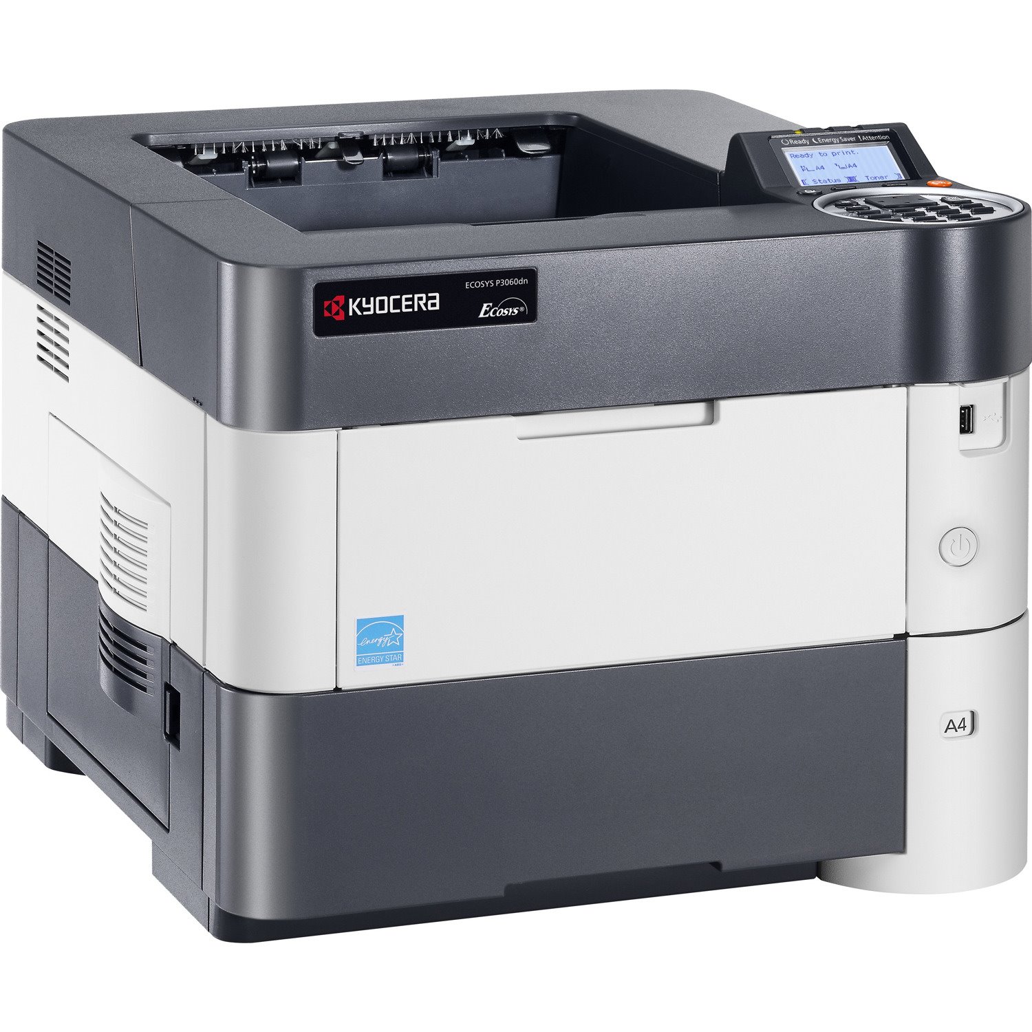 Kyocera Ecosys P3060dn Desktop Laser Printer - Monochrome