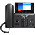 Cisco 8841 IP Phone - Remanufactured - Corded - Corded - Wall Mountable - Black, Silver