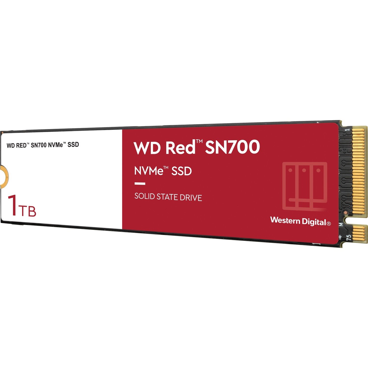 Western Digital Red S700 WDS100T1R0C 1 TB Solid State Drive - M.2 2280 Internal - PCI Express NVMe (PCI Express NVMe 3.0 x4)