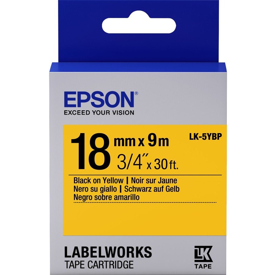 Epson LabelWorks LK-5YBP Label Tape