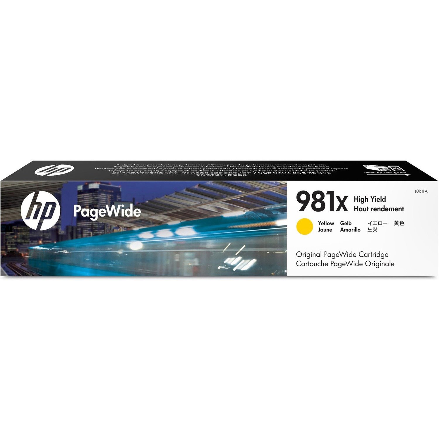 HP 981X Original High Yield Inkjet Ink Cartridge - Yellow Pack