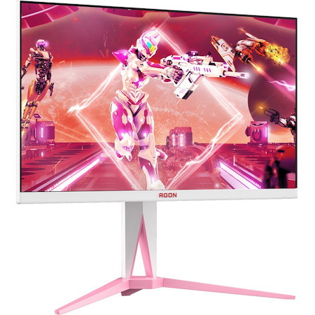 AOC AGON AG275QXR 27" Class WQHD Gaming LCD Monitor - 16:9 - White, Pink