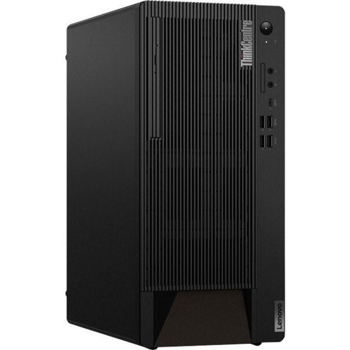 Lenovo ThinkCentre M90t 11CY003HUS Desktop Computer - Intel Core i5 10th Gen i5-10500 - vPro Technology - 8 GB - 256 GB SSD - Tower - Black