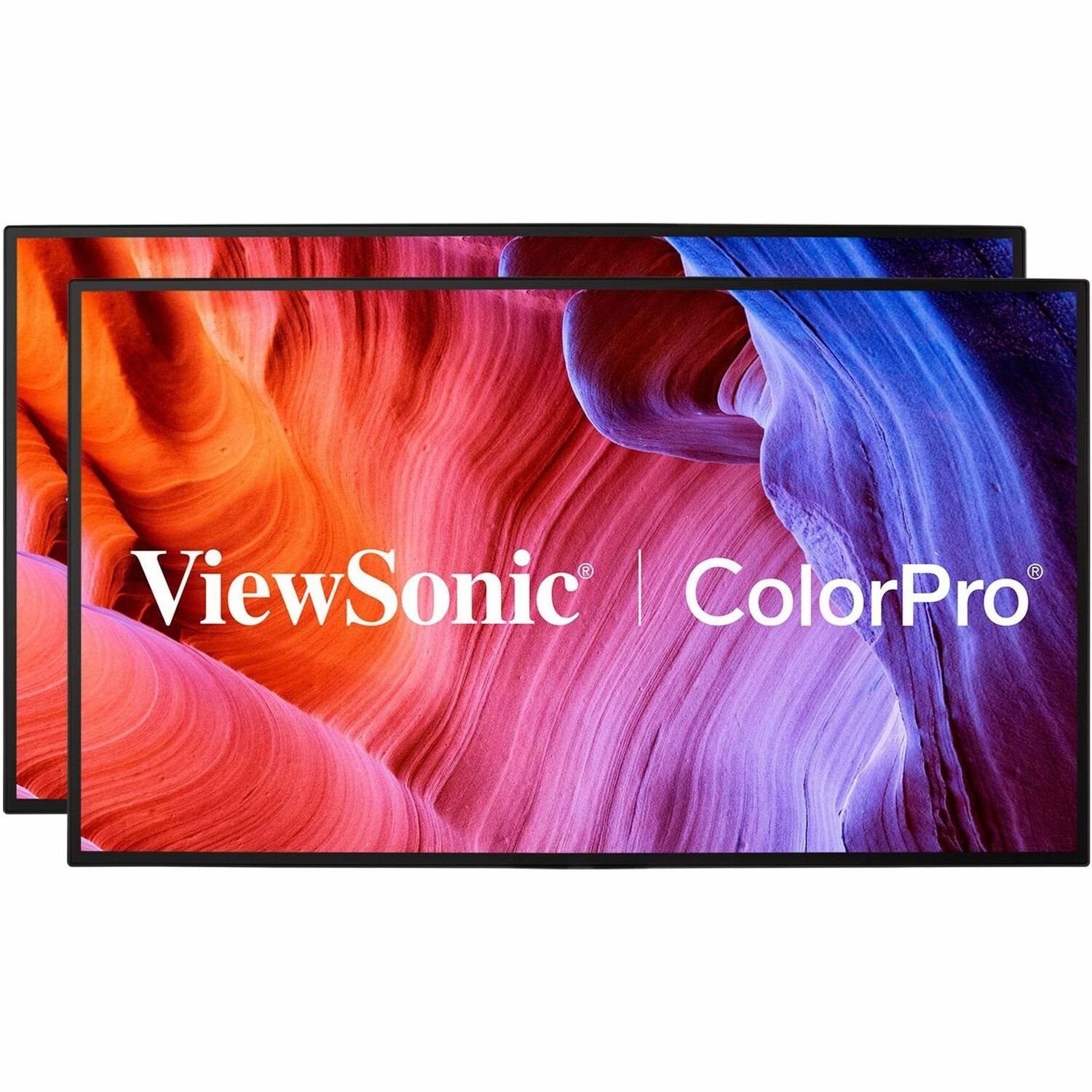 ViewSonic VP2468A_H2 24-Inch Dual Pack Head-Only IPS 1080p Monitor with Advanced Ergonomics, 100% sRGB REC 709, 14-bit 3D LUT, Eye Care, and 65W USB C, Daisy Chain