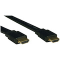 Eaton Tripp Lite Series High-Speed HDMI Flat Cable, Digital Video with Audio, UHD 4K (M/M), Black, 6 ft. (1.83 m)