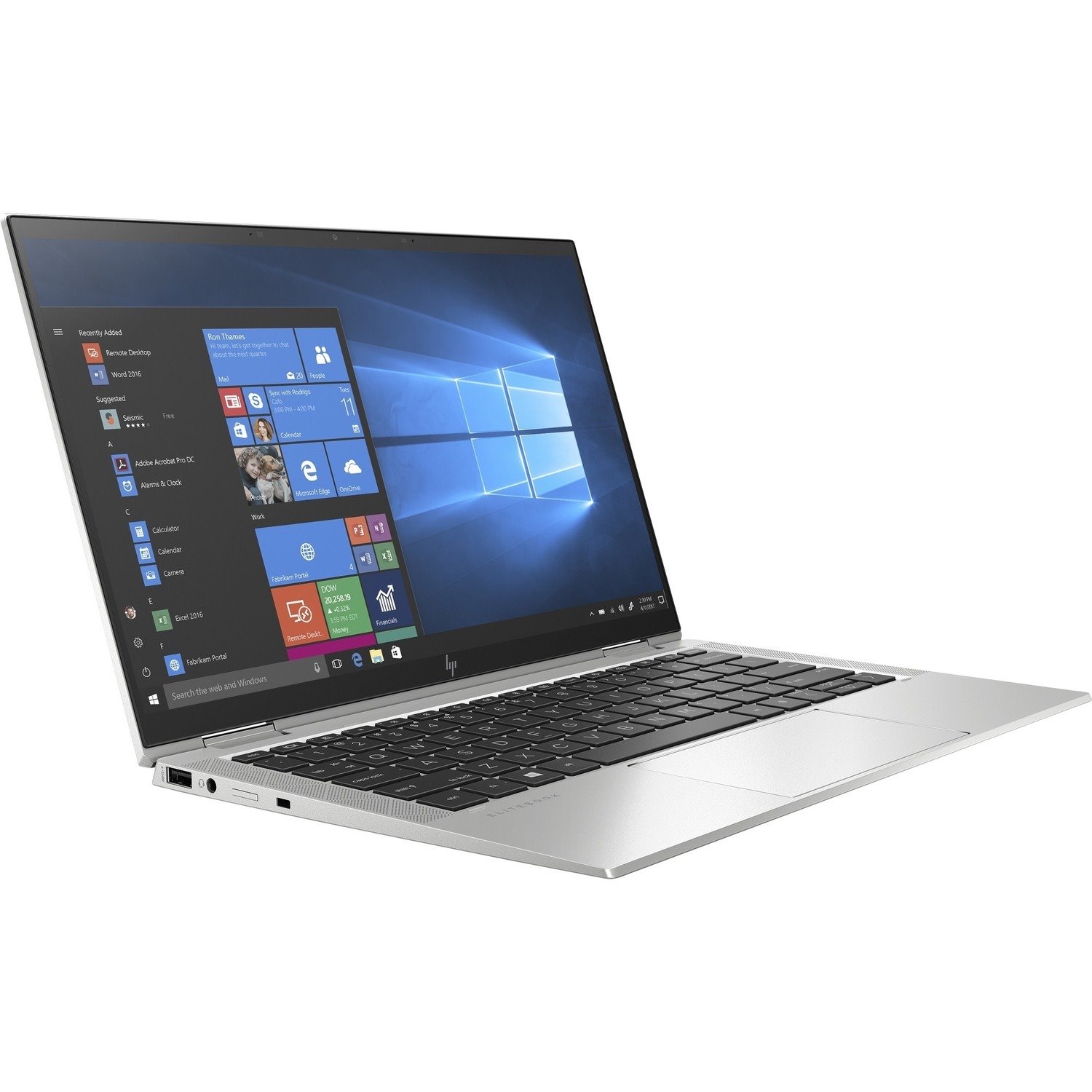 HP EliteBook x360 1040 G7 LTE Advanced, UMTS, DC-HSPA+, HSPA+ 35.6 cm (14") Touchscreen Convertible 2 in 1 Notebook - Full HD - 1920 x 1080 - Intel Core i7 10th Gen i7-10610U Quad-core (4 Core) 1.80 GHz - 32 GB Total RAM - 1 TB SSD