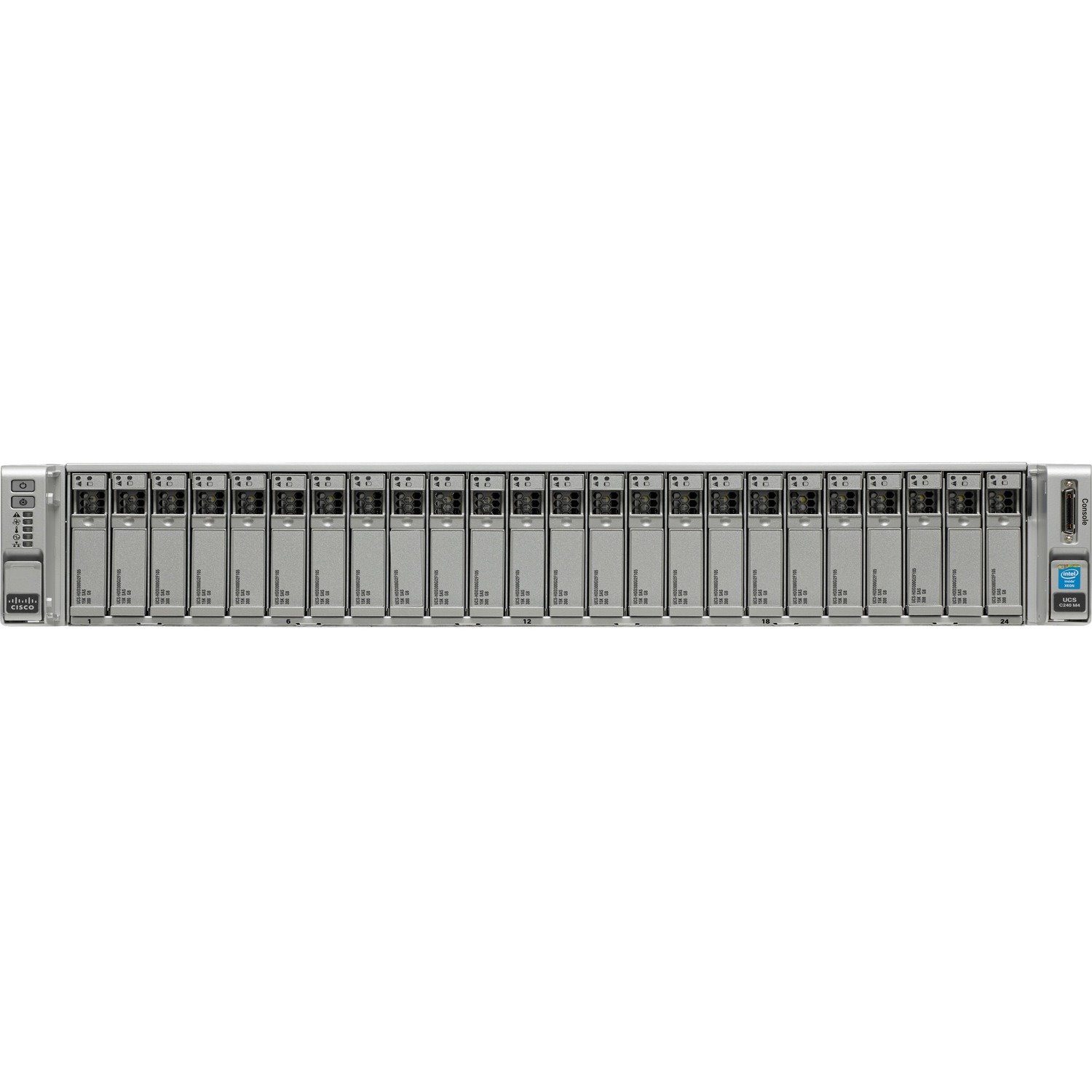Cisco C240 M4 2U Small Form Factor Server - 2 x Intel Xeon E5-2630 v3 2.40 GHz - 128 GB RAM - Serial ATA/600 Controller
