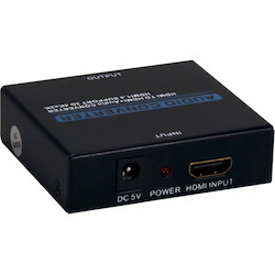 QVS HDMI 4K Audio De-Embedder/Extractor with HDMI Pass Through Port
