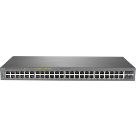 HPE OfficeConnect 1820 1820 48G PoE+ (370W) 48 Ports Manageable Ethernet Switch - Gigabit Ethernet - 1000Base-X, 10/100/1000Base-TX