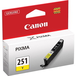 Canon CLI-251Y Original Standard Yield Inkjet Ink Cartridge - Yellow Pack