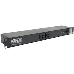 Tripp Lite by Eaton Isobar 12-Outlet Network Server Surge Protector, 15 ft. (4.57 m) Cord, 3840 Joules, Diagnostic LEDs, 1U Rackmount, Metal Housing