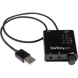 StarTech.com External Sound Box - 24 bit DAC Data Width - 5.1 Sound Channels - External