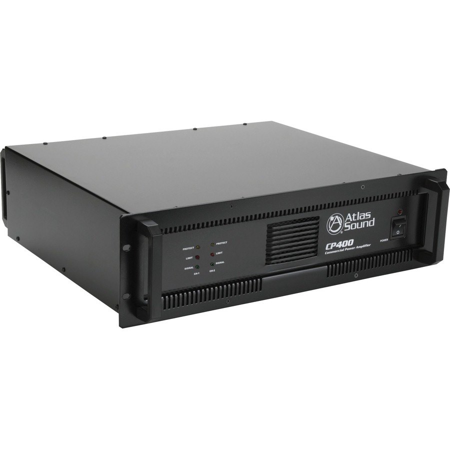 AtlasIED CP400 Amplifier - 320 W RMS - 2 Channel - Black