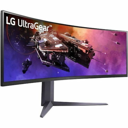 LG UltraGear 45GR75DC-B 45" Class UWQHD Curved Screen Gaming LED Monitor - 32:9