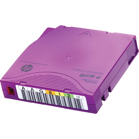 HPE LTO-6 Ultrium 6.25TB MP RW Custom Labeled Data Cartridge 20 Pack